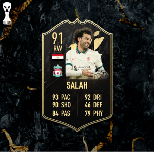 Salah in FIFA22: TOTW 6